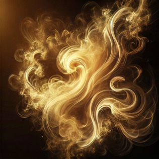 Golden smoke